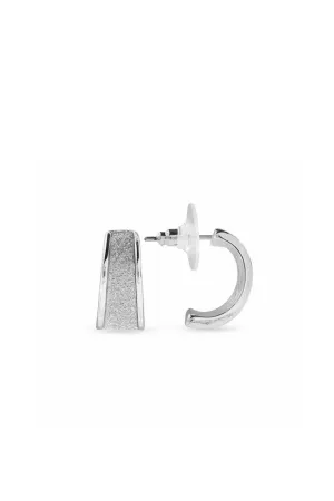 EarSense F384 Silver With Glitter Small Stud