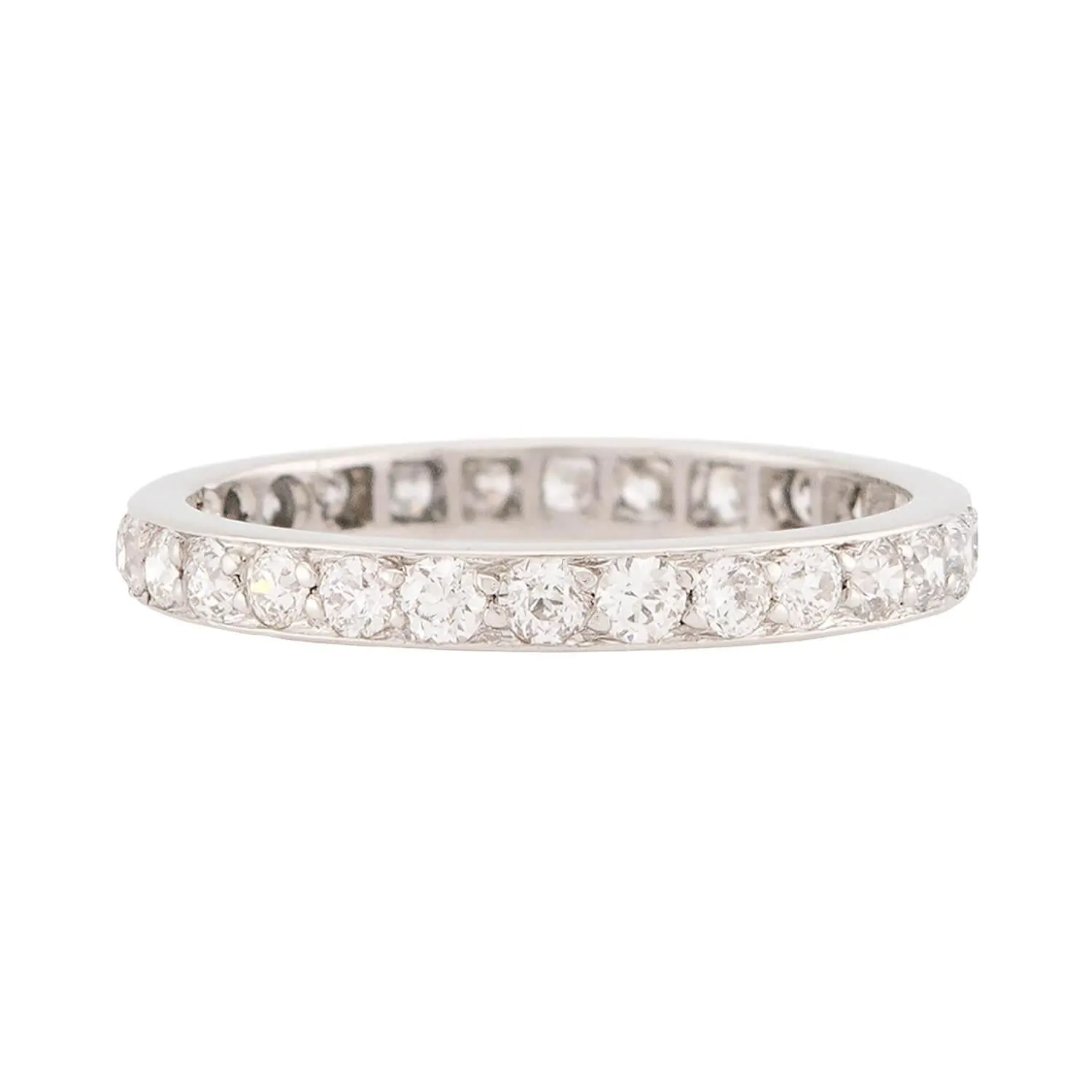 Edwardian Platinum Diamond Eternity Band