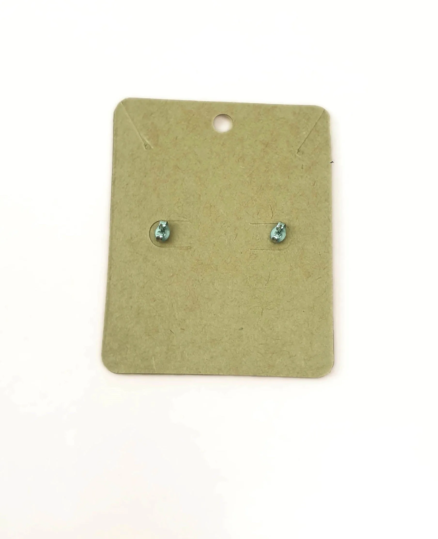 Elk red stud earrings