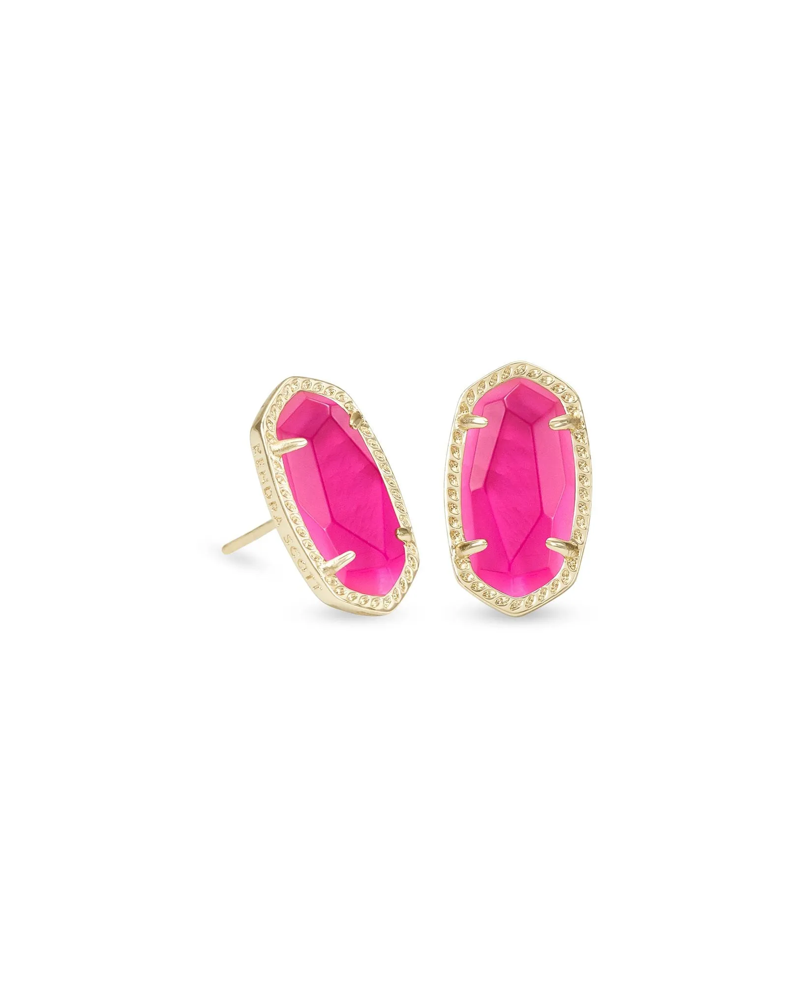 Ellie Earring in Gold Azalea Illusion