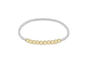 ENewton Classic Beaded Bliss 2mm Bead Bracelet - 4mm - Mixed Metal