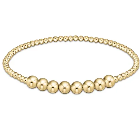 Enewton Classic Gold Beaded Bliss 2.5mm Bead Bracelet - 5mm Gold