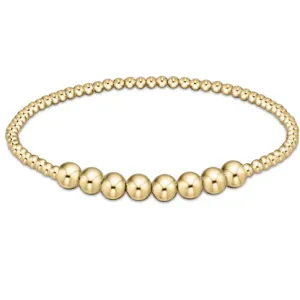 Enewton Classic Gold Beaded Bliss 2.5mm Bead Bracelet - 5mm Gold
