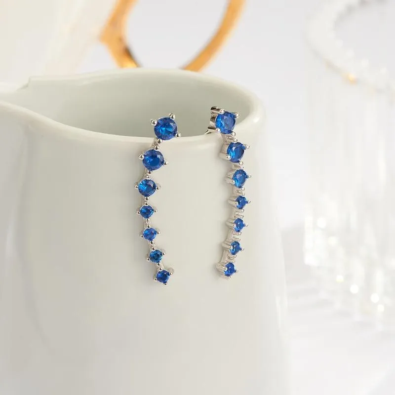 Epic High Quality Super Luxury Shiny Zircon 925 Sterling Silver Great Earring for Women Jewelry