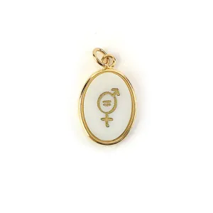 Equality For All Oval Charm (WS)