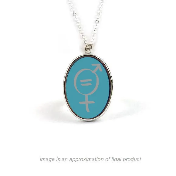 Equality For All Oval Necklace
