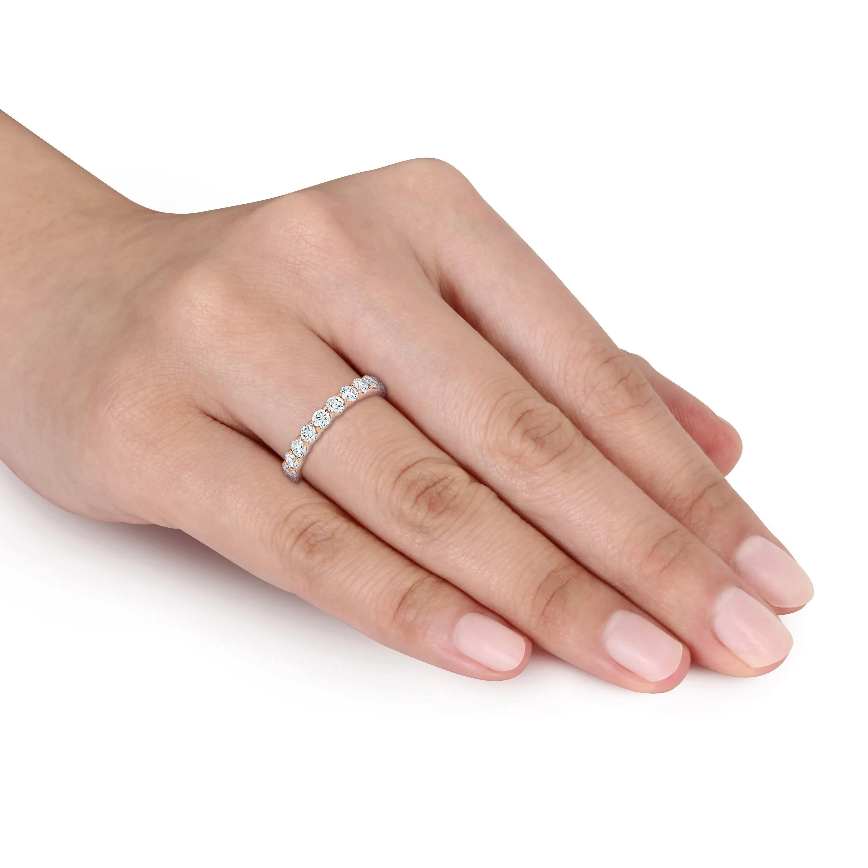 Eternity Ring Diamond 14K Pink Gold