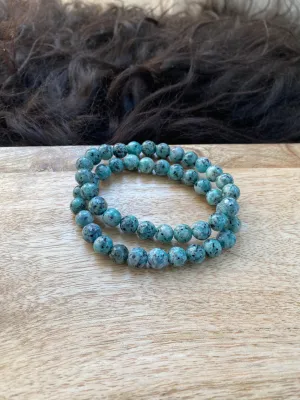 Evelyn Speckled Turquoise Bracelet