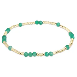 Extend Hope Unwritten Gemstone Bracelet - Green Onyx