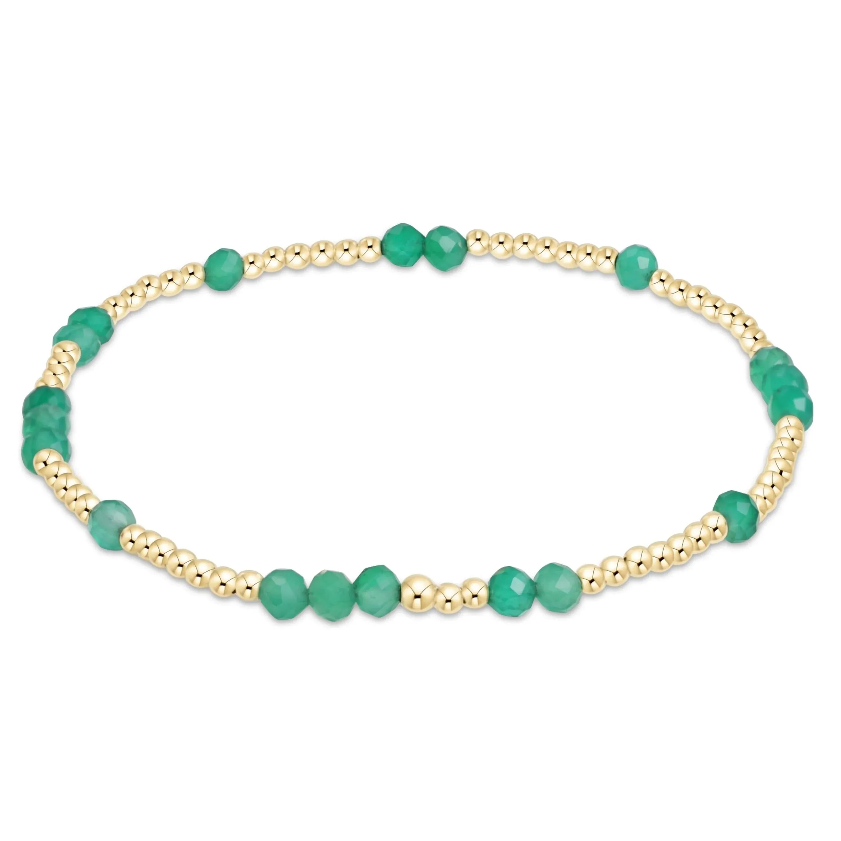 Extend Hope Unwritten Gemstone Bracelet - Green Onyx