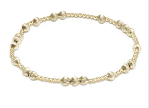 Extends - Hope Unwritten Dignity 4mm Bead Bracelet - Gold
