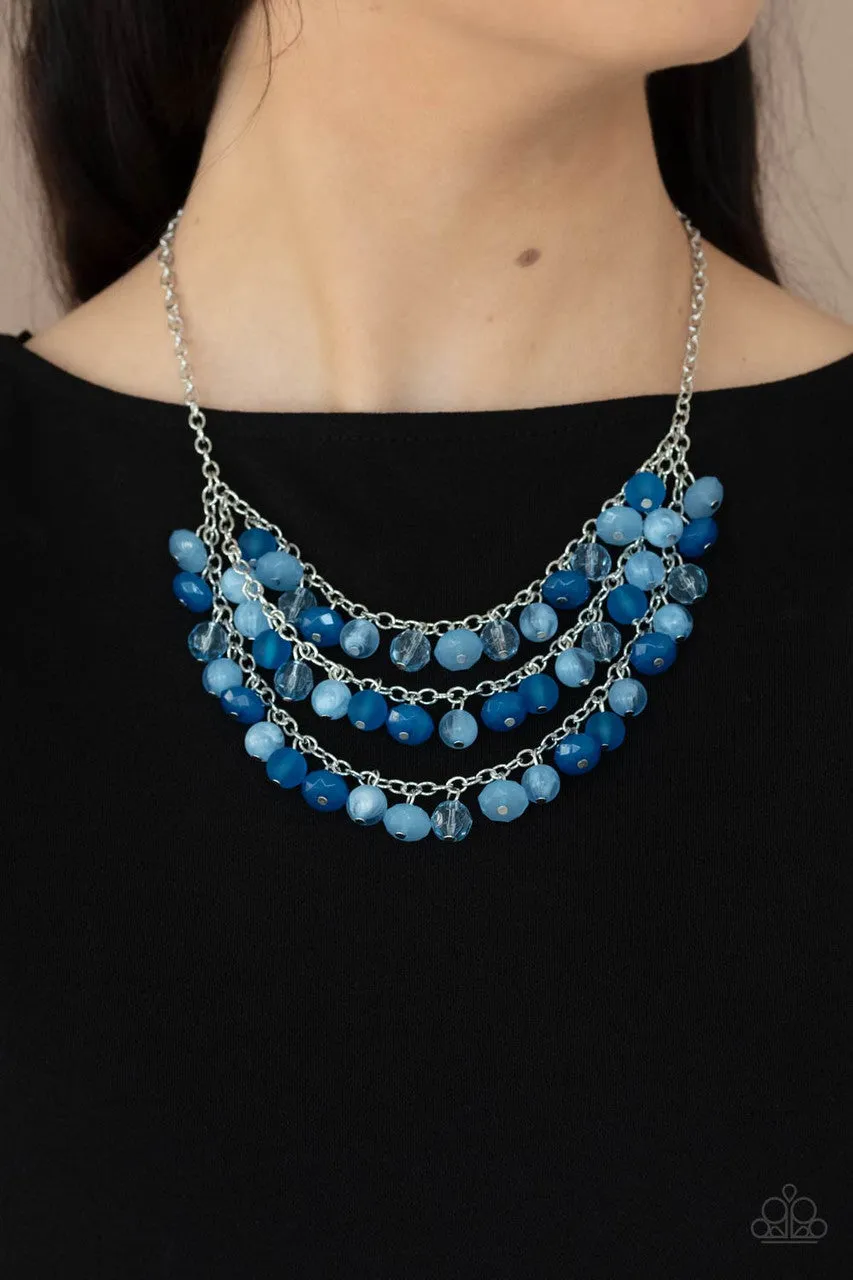 Fairytale Timelessness Blue Paparazzi Necklace