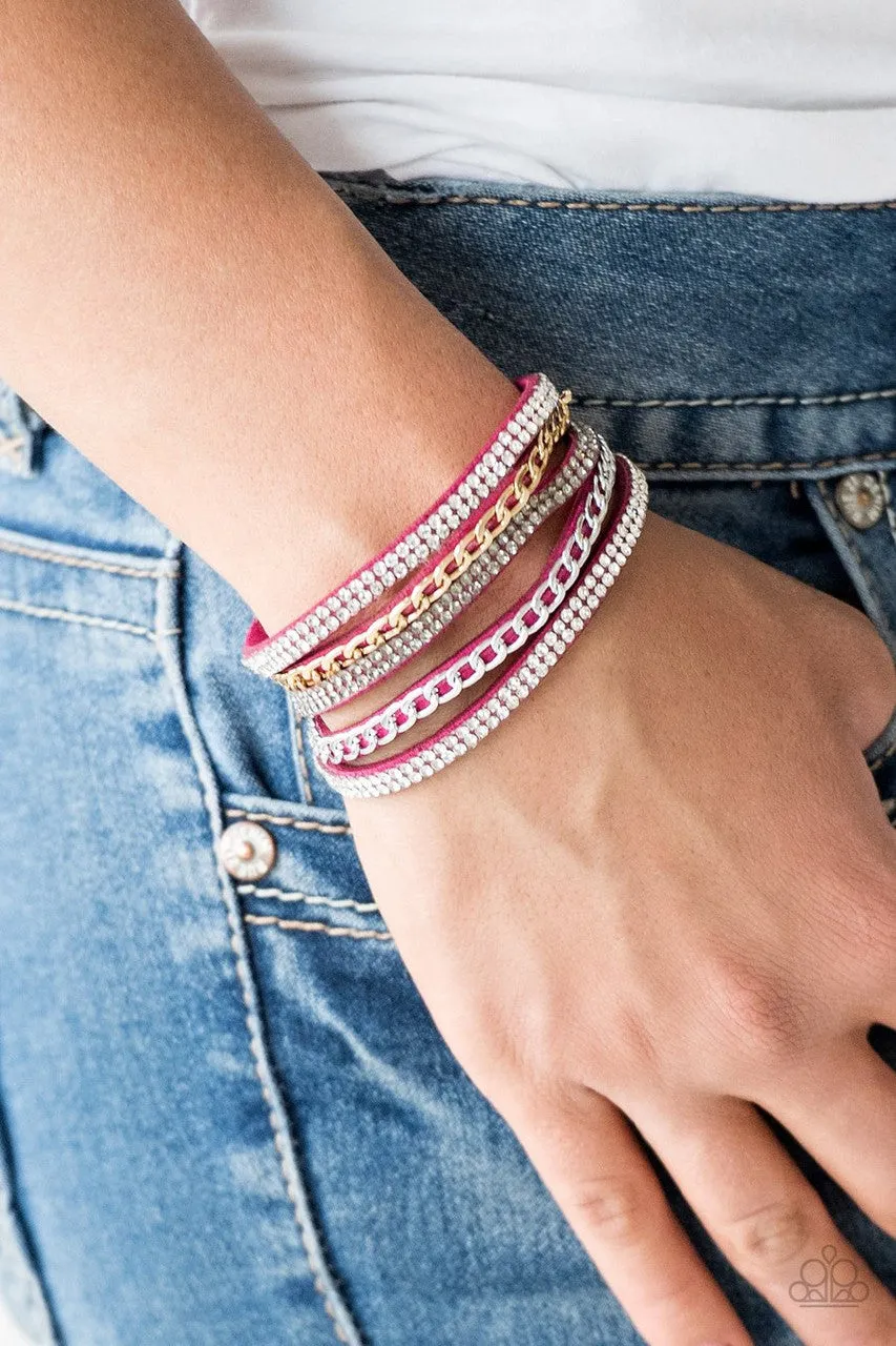 Fashion Fiend Pink Paparazzi Bracelet