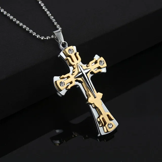 Fashion New Black Rectangle Pendant Necklace
