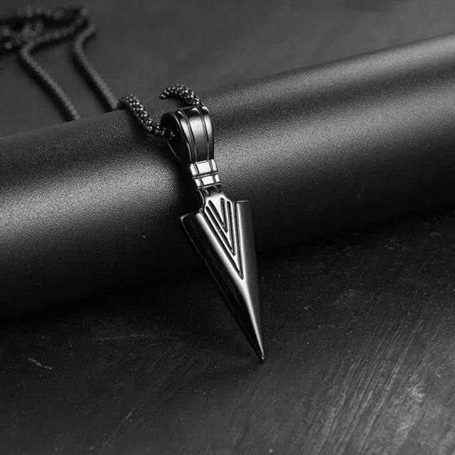Fashion New Black Rectangle Pendant Necklace