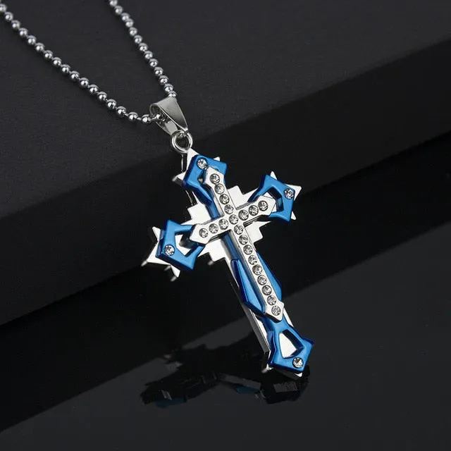 Fashion New Black Rectangle Pendant Necklace