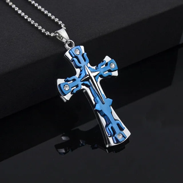 Fashion New Black Rectangle Pendant Necklace