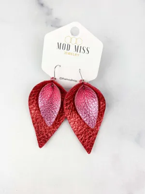FEBRUARY 2025 Stacked Petal Earrings {Pre-Order:  Ships First Week of February/Please Order Separately/Orders Are NOT Split Up!}