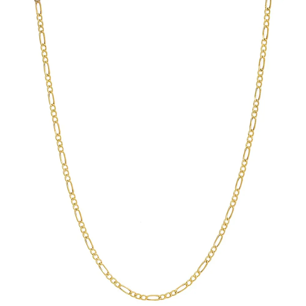 Figaro Chain Necklace 14K