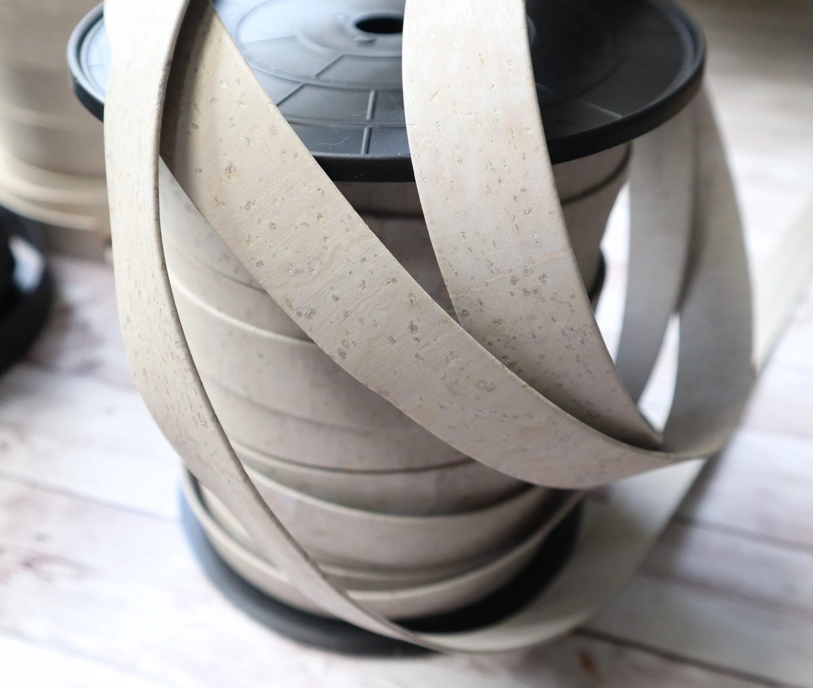 Flat Cork Cord by the Yard -  Moon