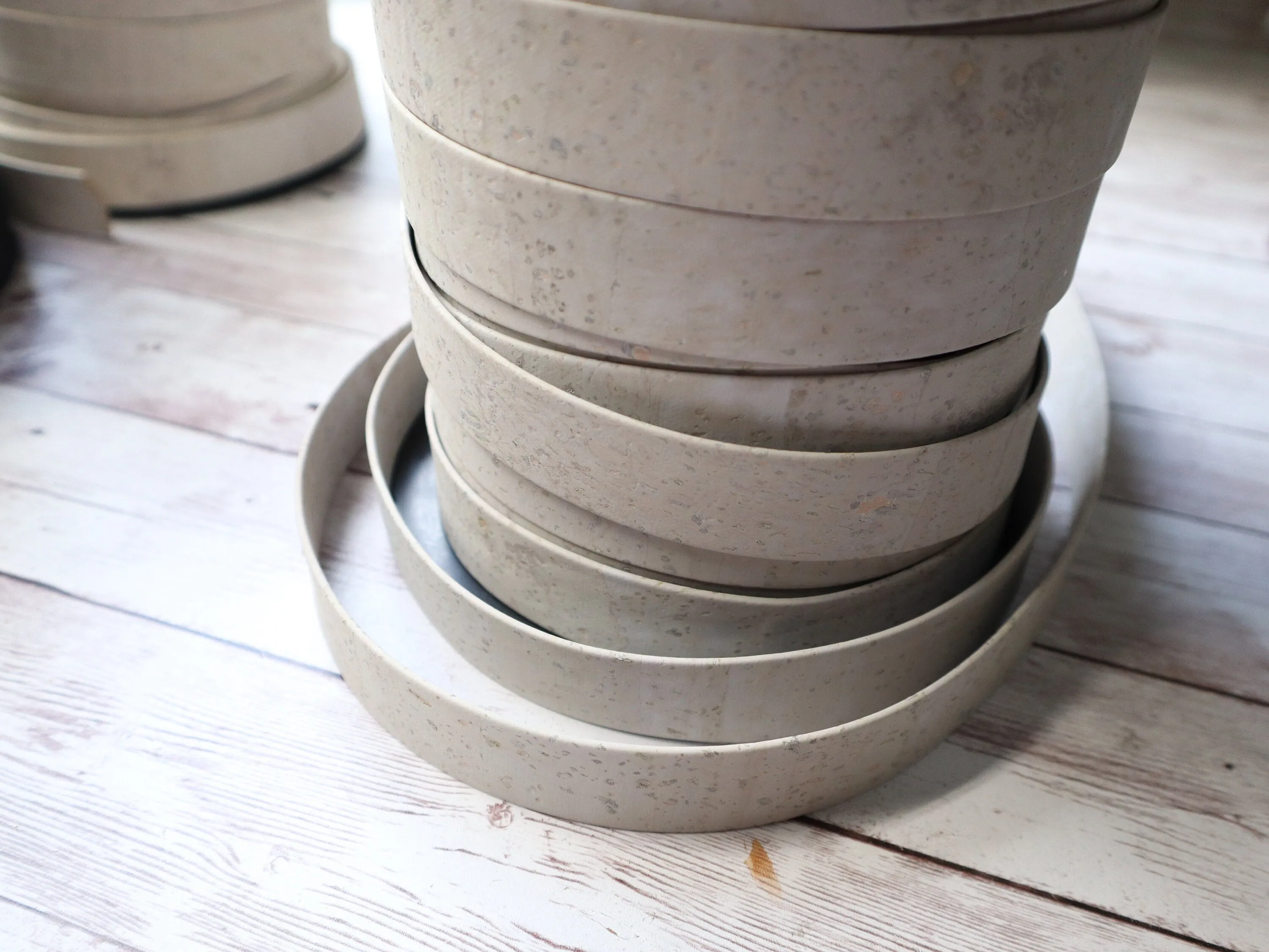 Flat Cork Cord by the Yard -  Moon