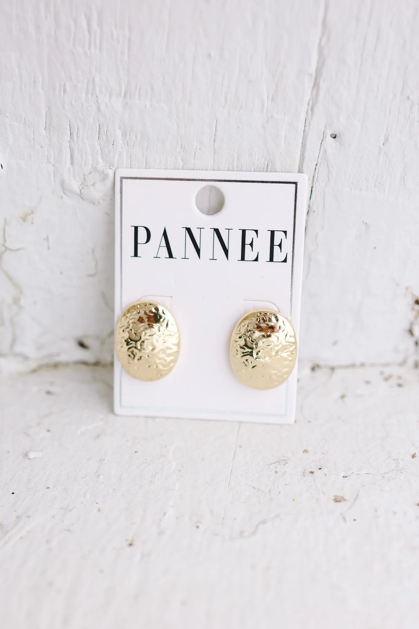 Florence Oval Stud Earrings