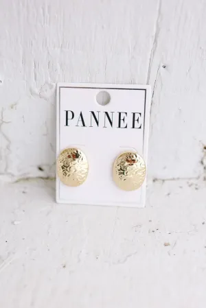 Florence Oval Stud Earrings