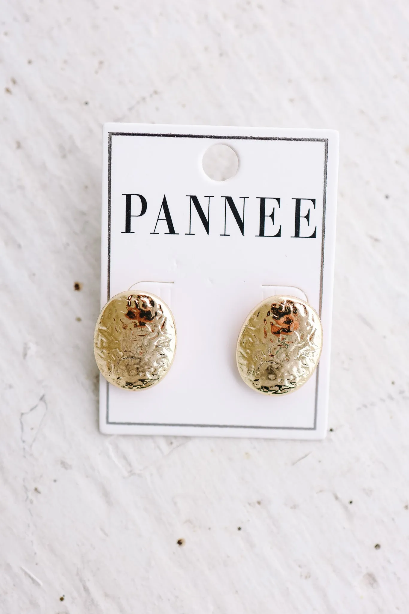 Florence Oval Stud Earrings