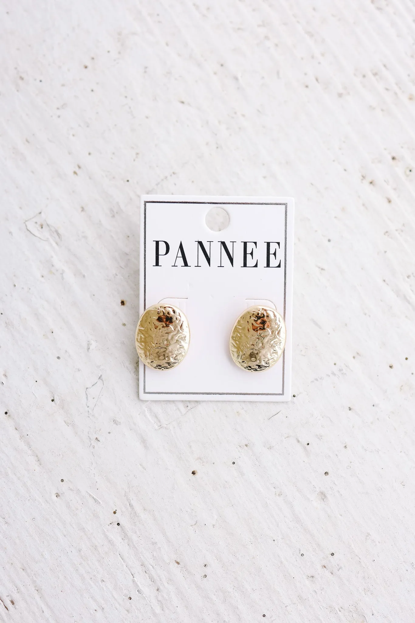 Florence Oval Stud Earrings