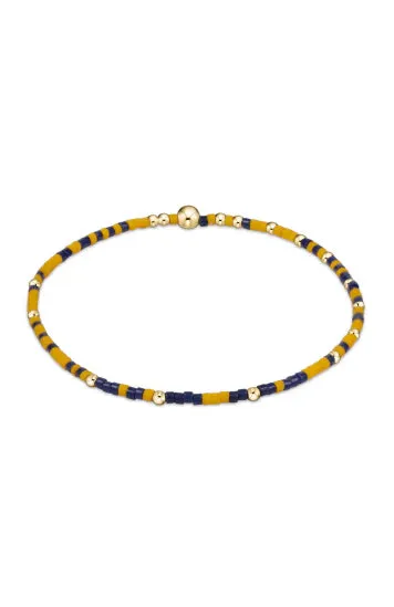 Gameday Hope Unwritten Bracelet Golden Yellow/Matte Navy