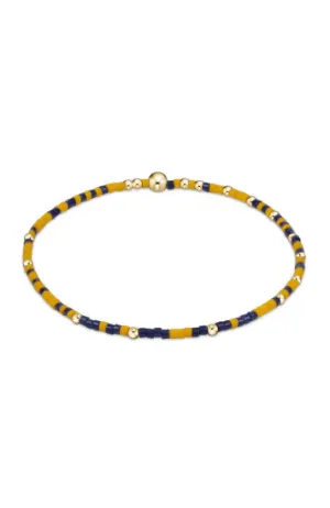 Gameday Hope Unwritten Bracelet Golden Yellow/Matte Navy