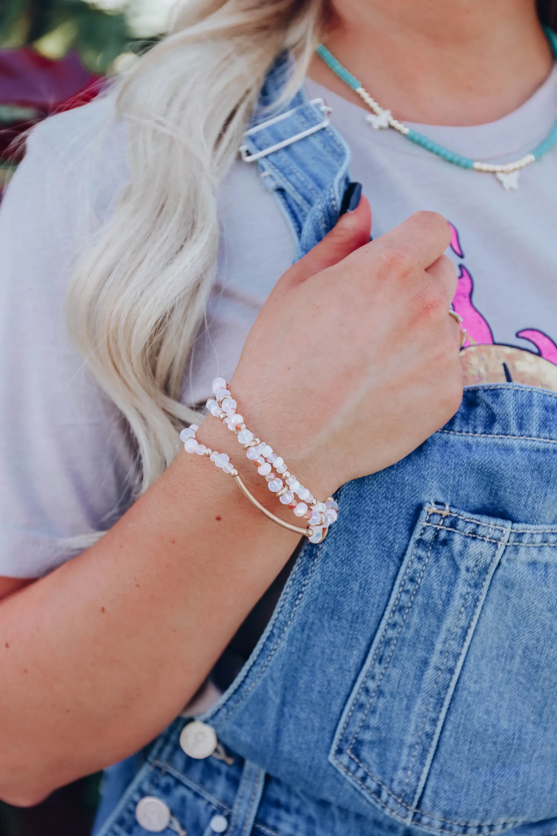 Geordi Bracelet Set - Marble