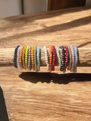 Glass Beaded Bracelet Bundle