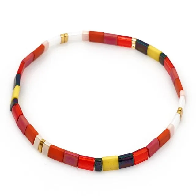 Go2boho Boho Miyuki Bracelet Jewellery For Women Gift Wholesale Tila Bracelets Glass Bead Pulseras Femme 2021 Summer Jewelry