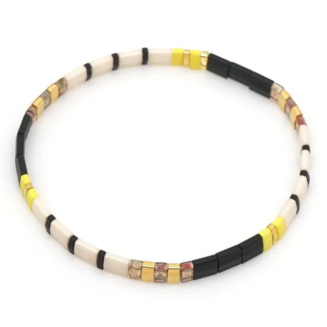 Go2boho Boho Miyuki Bracelet Jewellery For Women Gift Wholesale Tila Bracelets Glass Bead Pulseras Femme 2021 Summer Jewelry