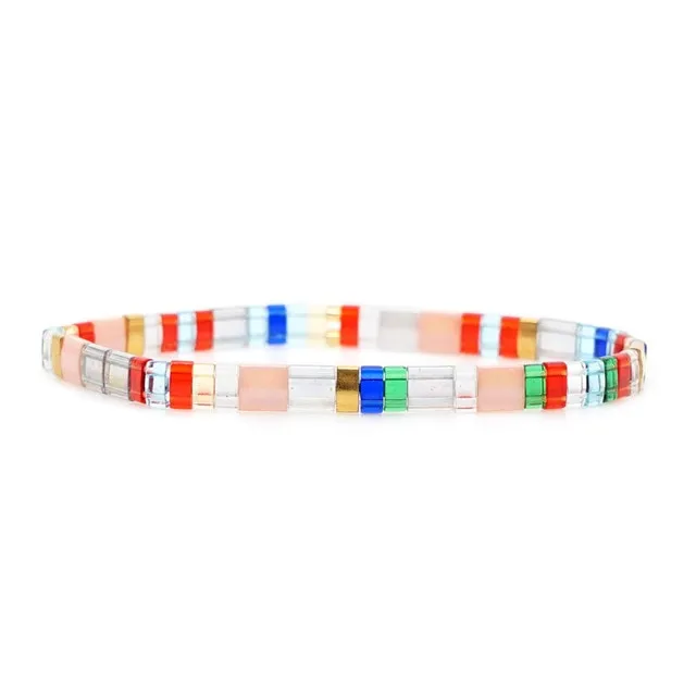 Go2boho Boho Miyuki Bracelet Jewellery For Women Gift Wholesale Tila Bracelets Glass Bead Pulseras Femme 2021 Summer Jewelry