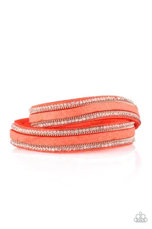 Going for Glam Orange Paparazzi Bracelet