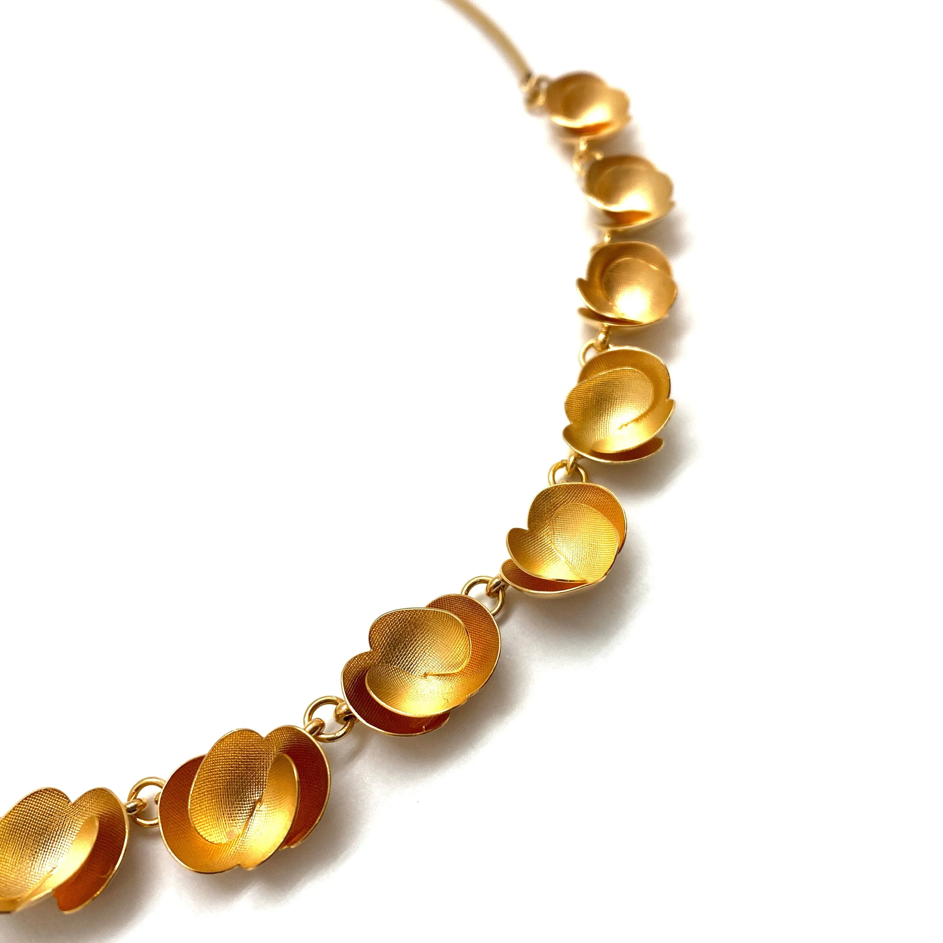 Gold Blossoms Necklace