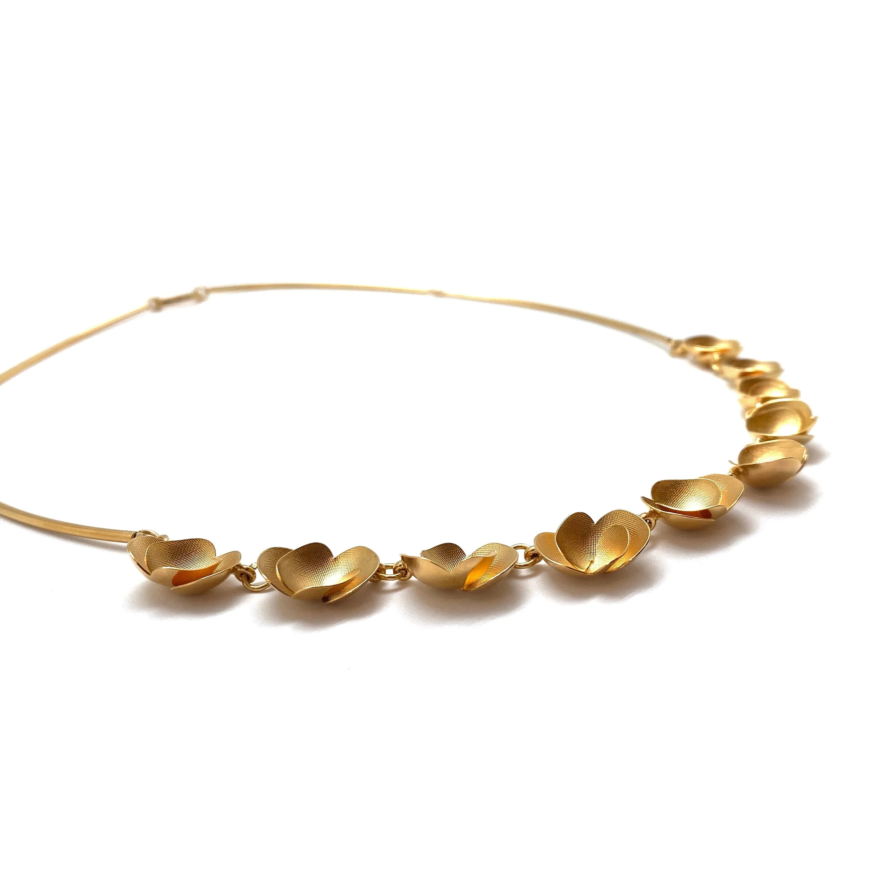 Gold Blossoms Necklace