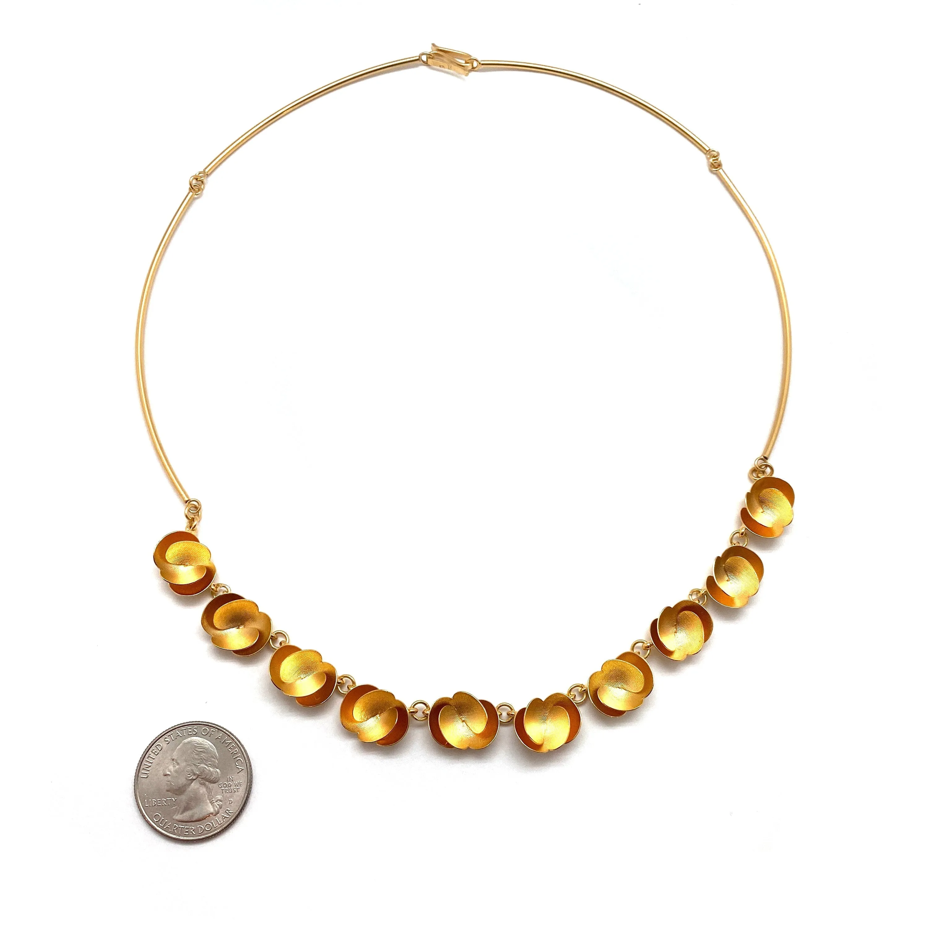 Gold Blossoms Necklace