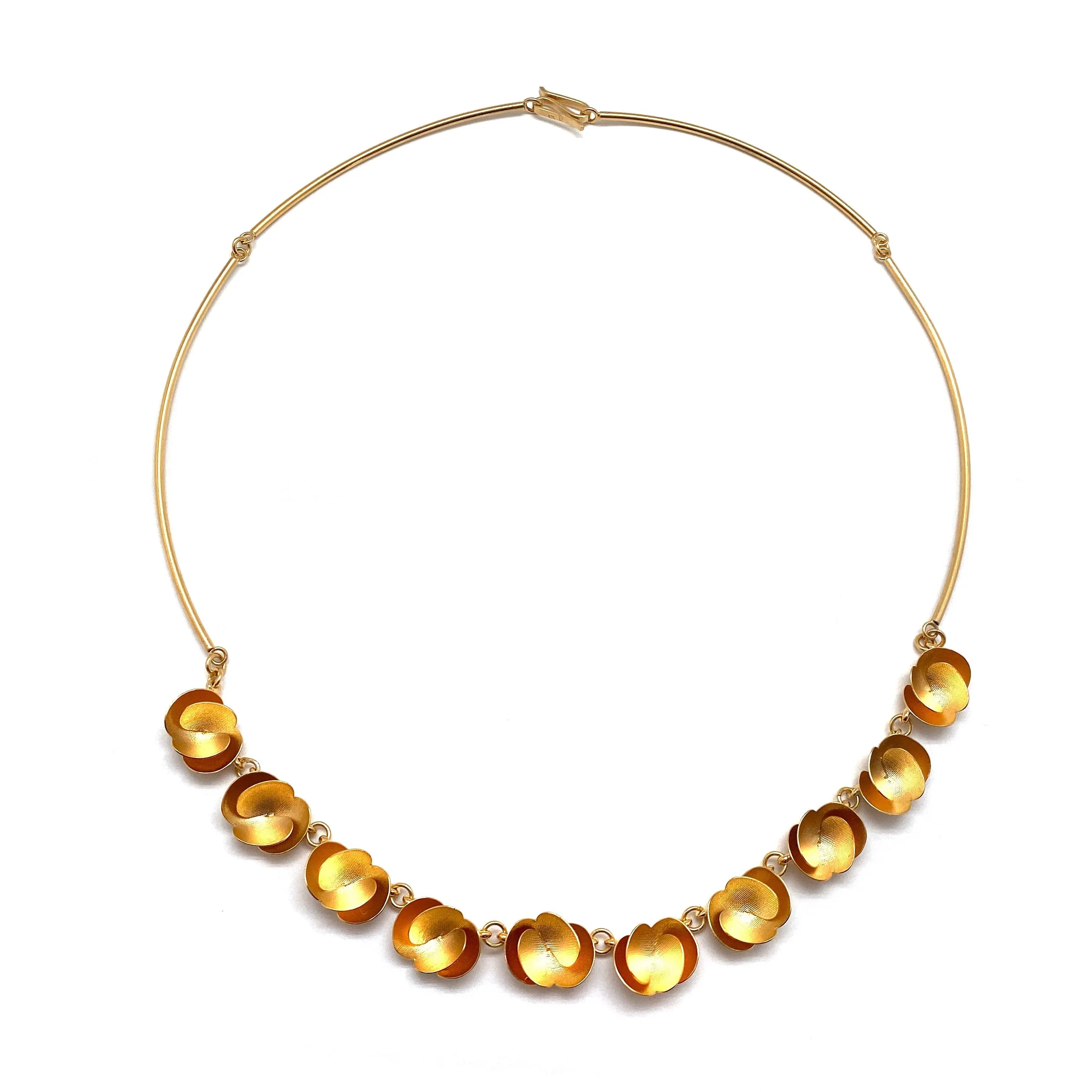 Gold Blossoms Necklace
