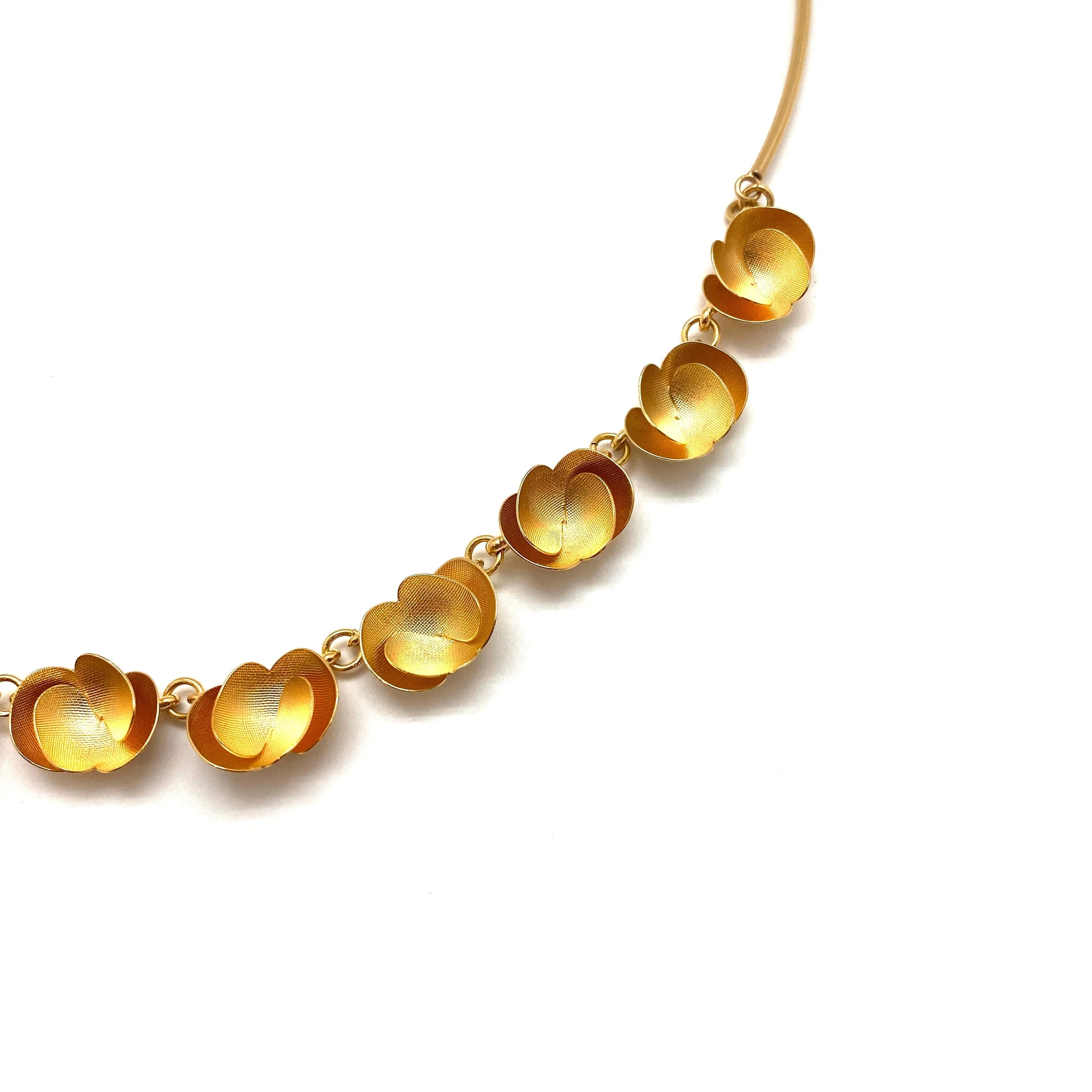 Gold Blossoms Necklace