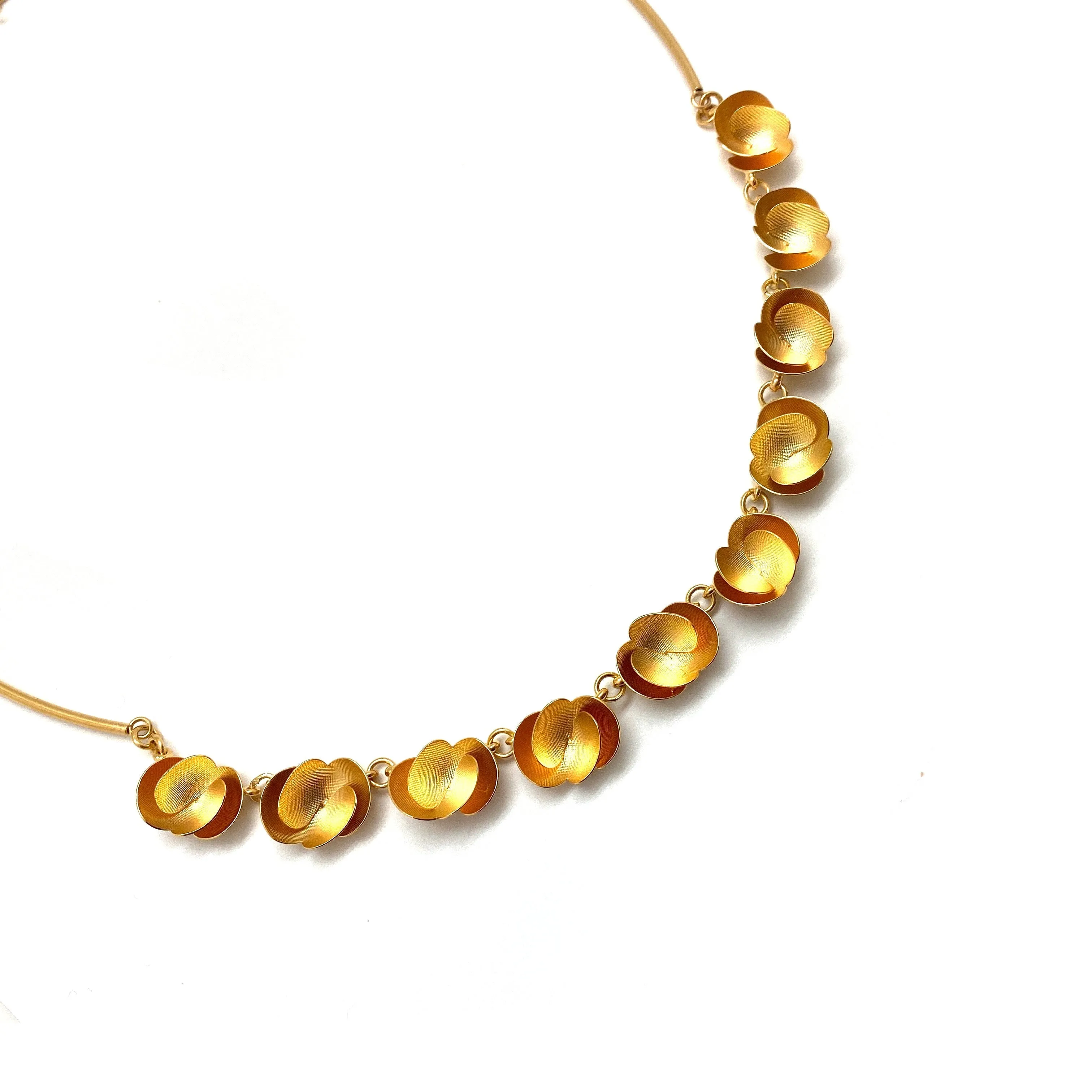 Gold Blossoms Necklace
