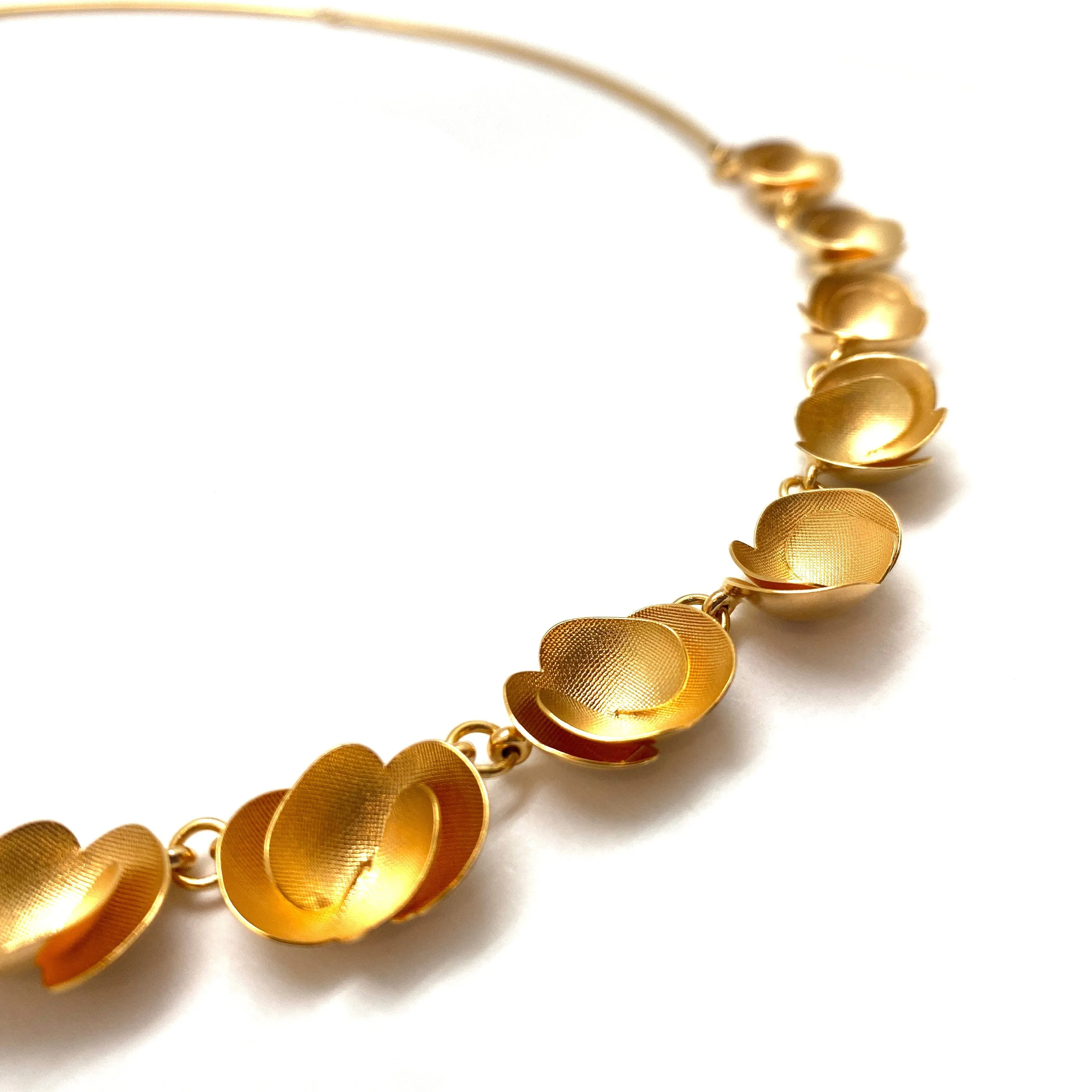 Gold Blossoms Necklace