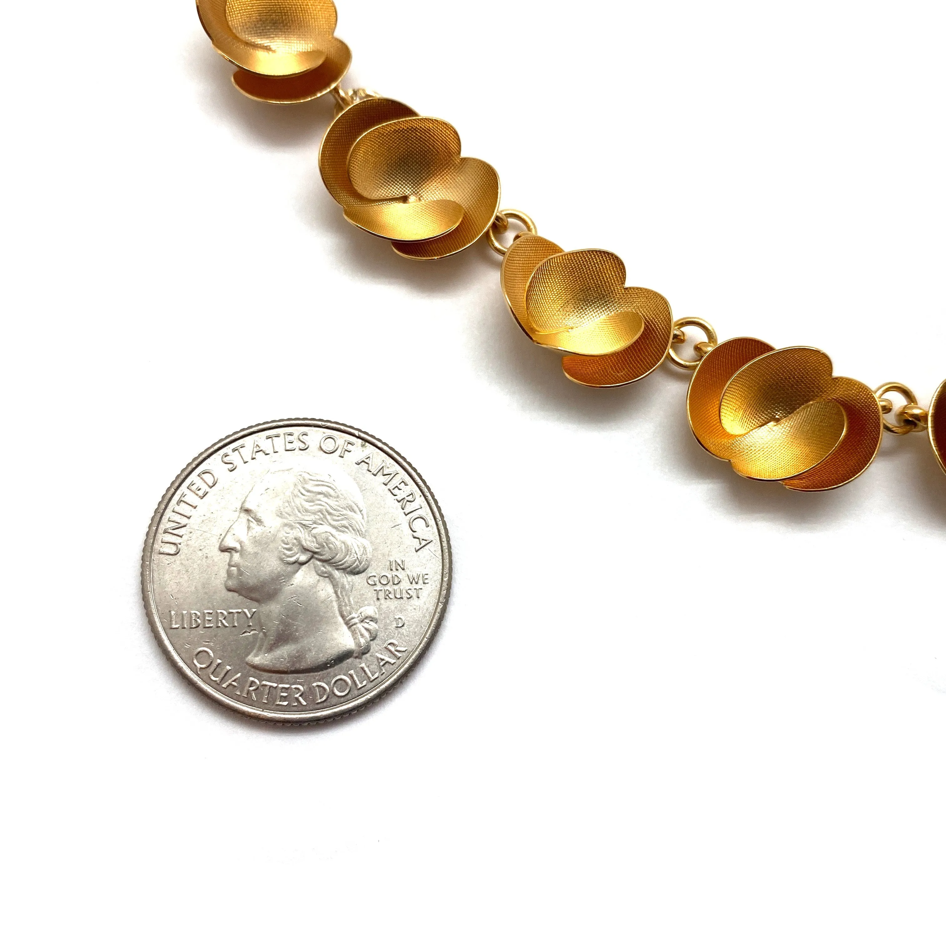 Gold Blossoms Necklace
