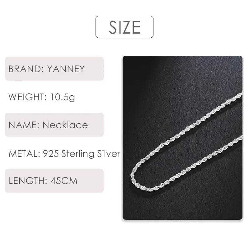 Gold-Plated Silver Chain Necklace