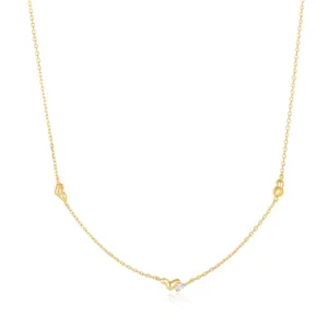 GOLD TWISTED CHAIN NECKLACE