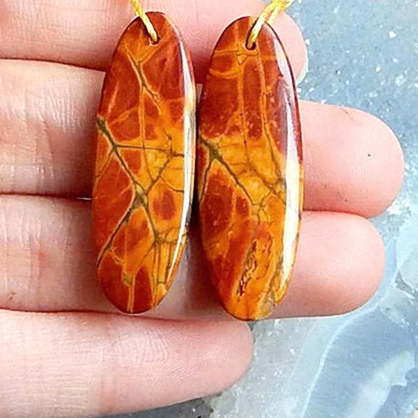 Golden Jasper Oval Pendant