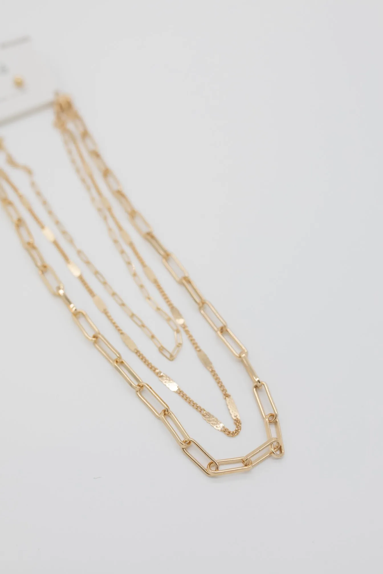 Golden Trio Layered Necklaces