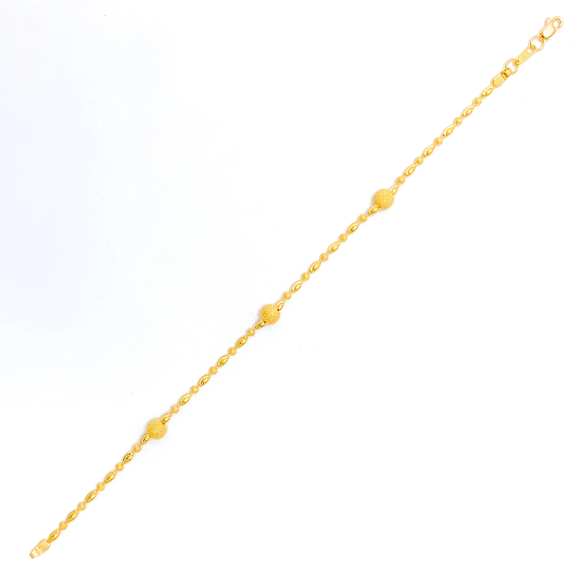 Gorgeous Beaded 22K Gold Bracelet